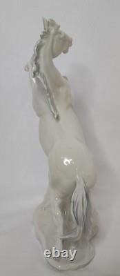 Late 19th-Century, Early 20th-Century Karl Ens Volkstedt Startled Horse