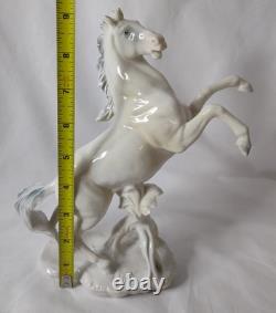 Late 19th-Century, Early 20th-Century Karl Ens Volkstedt Startled Horse