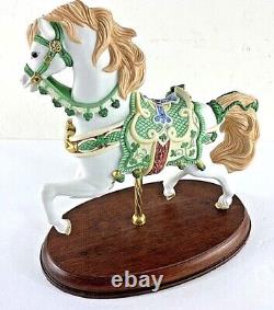 Lenox 1999 Irish Carousel Horse Figurine Shamrock St. Patrick's Limited Edition