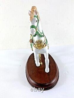 Lenox 1999 Irish Carousel Horse Figurine Shamrock St. Patrick's Limited Edition