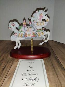 Lenox 2002 Christmas Carousel Horse Limited Edition Figurine Rare