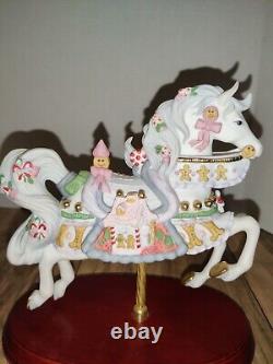 Lenox 2002 Christmas Carousel Horse Limited Edition Figurine Rare