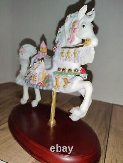 Lenox 2002 Christmas Carousel Horse Limited Edition Figurine Rare