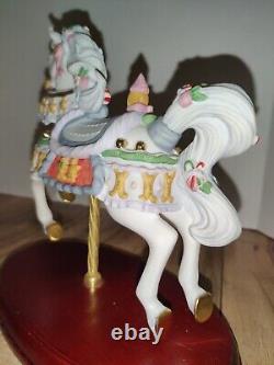 Lenox 2002 Christmas Carousel Horse Limited Edition Figurine Rare