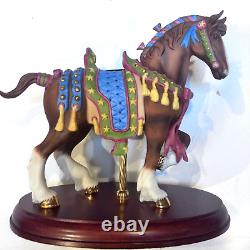 Lenox 2004 Limited Edition Clydesdale Christmas Carousel Horse RARE HTF 2004