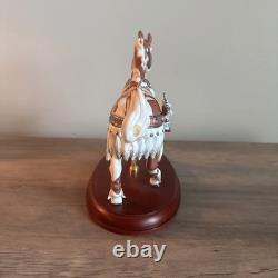 Lenox 2004 The Pinto Indian Native America Wedding Carousel Horse Stunning! MINT