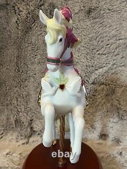 Lenox 2009 Rubies And Roses Carousel Horse Limited Edition New In Box Sku 805166