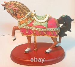 Lenox 2010 Medieval Christmas Carousel Horse Limited Edition Porcelain Figurine
