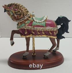 Lenox 2010 Medieval Christmas Carousel Horse Limited Edition Porcelain Figurine