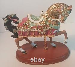 Lenox 2010 Medieval Christmas Carousel Horse Limited Edition Porcelain Figurine