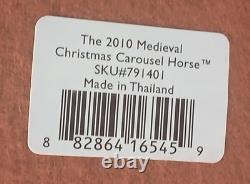Lenox 2010 Medieval Christmas Carousel Horse Limited Edition Porcelain Figurine