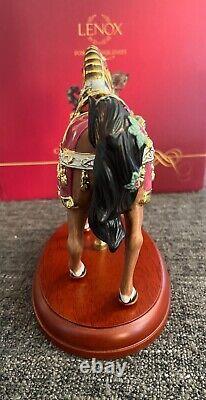 Lenox 2010 Medieval Christmas Carousel Horse NEW IN BOX hand-painted porcelain