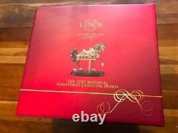 Lenox 2010 midieval Christmas Carousel Horse
