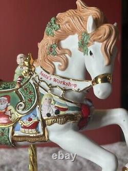 Lenox 2011 Christmas Carousel Horse Limited Edition, Rare! New In Box Sku 816940