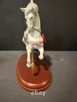 Lenox 2012 Christmas Carousel Horse Songbirds & Cardinals Porcelain Figurine