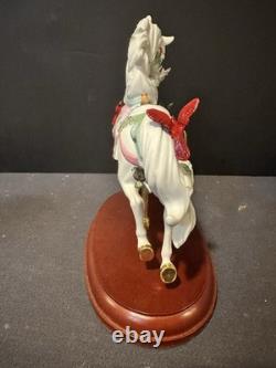 Lenox 2012 Christmas Carousel Horse Songbirds & Cardinals Porcelain Figurine