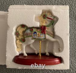 Lenox 2014 Christmas Carousel Horse Figurine #841151