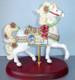 Lenox 2014 Christmas Carousel Horse Figurine Poinsettias Handpainted #841151 New