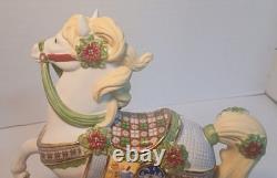 Lenox 2014 Christmas Carousel Horse Limited Edition Porcelain Figurine HandPaint
