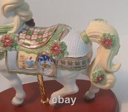 Lenox 2014 Christmas Carousel Horse Limited Edition Porcelain Figurine HandPaint