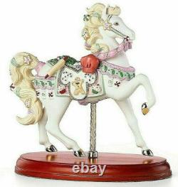Lenox 2017 Christmas SWEET TREATS Carousel Pony Horse Figurine $300 BNIB