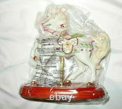 Lenox 2017 Christmas SWEET TREATS Carousel Pony Horse Figurine $300 BNIB