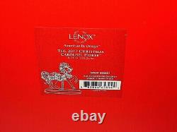 Lenox 2017 Christmas SWEET TREATS Carousel Pony Horse Figurine $300 BNIB