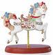 Lenox 2018 Christmas Carousel Horse Figurine Santa's Xmas Fudge Shop Ltd Ed New