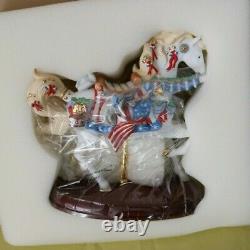 Lenox American Glory Patriotic Carousel Horse NIB with COA