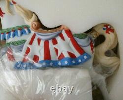 Lenox American Glory Patriotic Carousel Horse NIB with COA