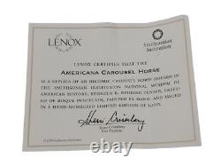 Lenox Americana Carousel Horse Figurine in Box LE 1500 RARE BEAUTIFUL