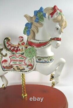 Lenox CHRISTMAS CAROUSEL HORSE FUDGE SHOP LIMITED EDITION 2018