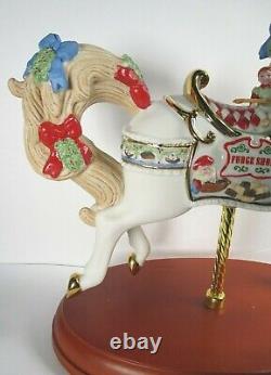 Lenox CHRISTMAS CAROUSEL HORSE FUDGE SHOP LIMITED EDITION 2018