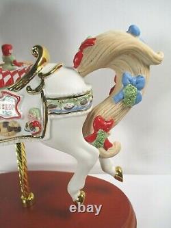 Lenox CHRISTMAS CAROUSEL HORSE FUDGE SHOP LIMITED EDITION 2018