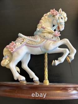 Lenox Carousel Collection Set of 3 Horse Porcelain Figurines Collectible Vintage