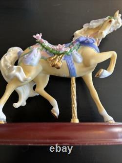 Lenox Carousel Collection Set of 3 Horse Porcelain Figurines Collectible Vintage