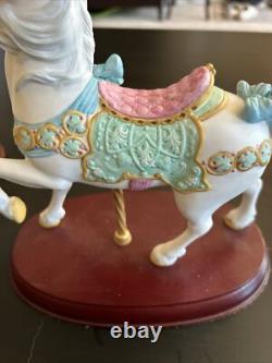 Lenox Carousel Collection Set of 3 Horse Porcelain Figurines Collectible Vintage