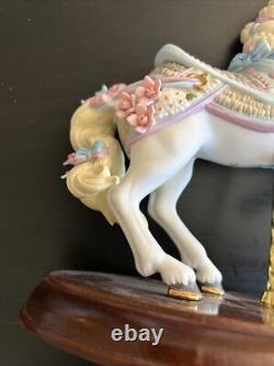 Lenox Carousel Collection Set of 3 Horse Porcelain Figurines Collectible Vintage