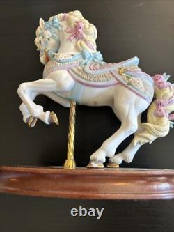 Lenox Carousel Collection Set of 3 Horse Porcelain Figurines Collectible Vintage