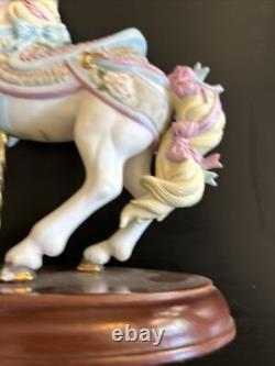 Lenox Carousel Collection Set of 3 Horse Porcelain Figurines Collectible Vintage