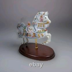 Lenox Carousel Horse 2002 Christmas Limited Edition W COA