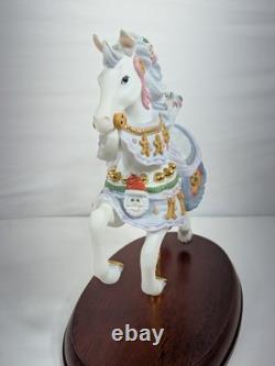 Lenox Carousel Horse 2002 Christmas Limited Edition W COA
