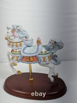 Lenox Carousel Horse 2002 Christmas Limited Edition W COA