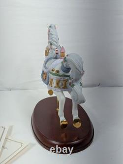 Lenox Carousel Horse 2002 Christmas Limited Edition W COA