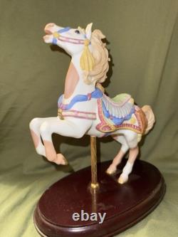 Lenox Carousel Horse & Elephant Figurine Pair -Fine Porcelain with 24K Gold Trim Lenox Carousel Horse & Elephant Figurine Pair -Fine Porcelain with 24K Gold Trim