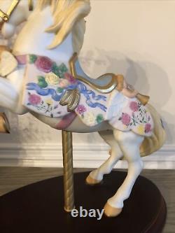 Lenox Carousel Horse Porcelain The Victorian Romance 1992 Limited Edition 13x14