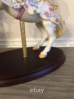 Lenox Carousel Horse Porcelain The Victorian Romance 1992 Limited Edition 13x14