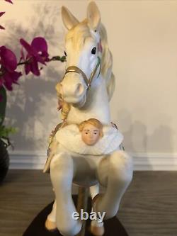 Lenox Carousel Horse Porcelain The Victorian Romance 1992 Limited Edition 13x14