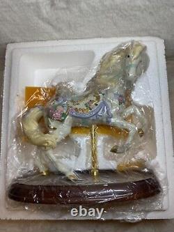 Lenox Carousel Horse RARE Ivory Elegance Fine Porcelain 1995 Gloss