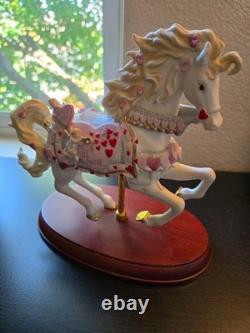 Lenox Carousel Horse Valentines Vintage Sweethearts Carousel Horse